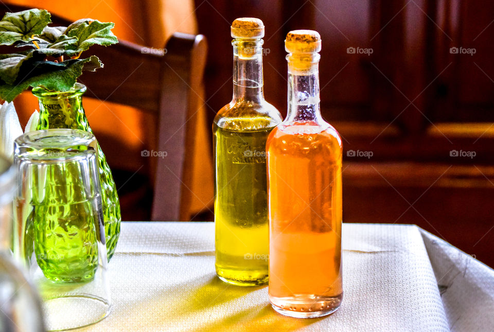 Olive Oil And Vinegar
