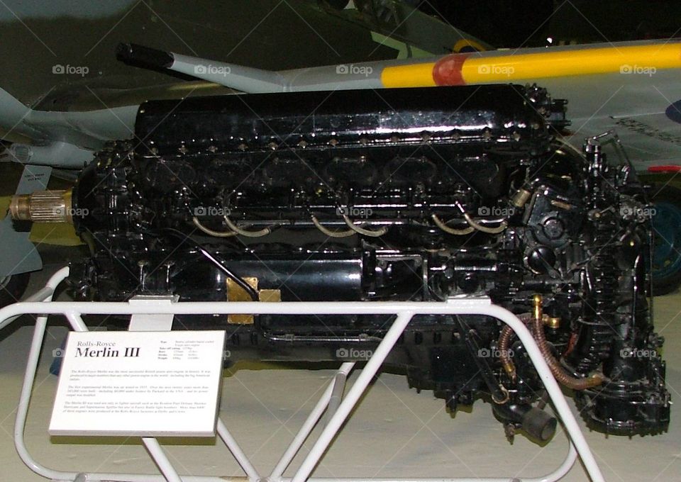 Old aero engine 