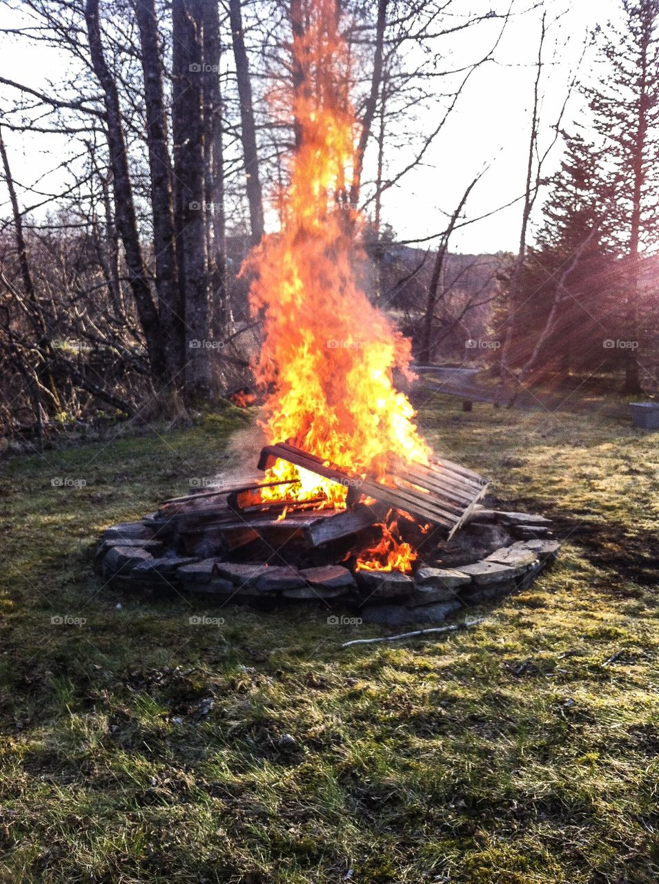 A little bonfire fun. A little bonfire fun