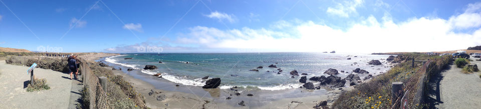 california san simeon piedras blancas beach by itsAus