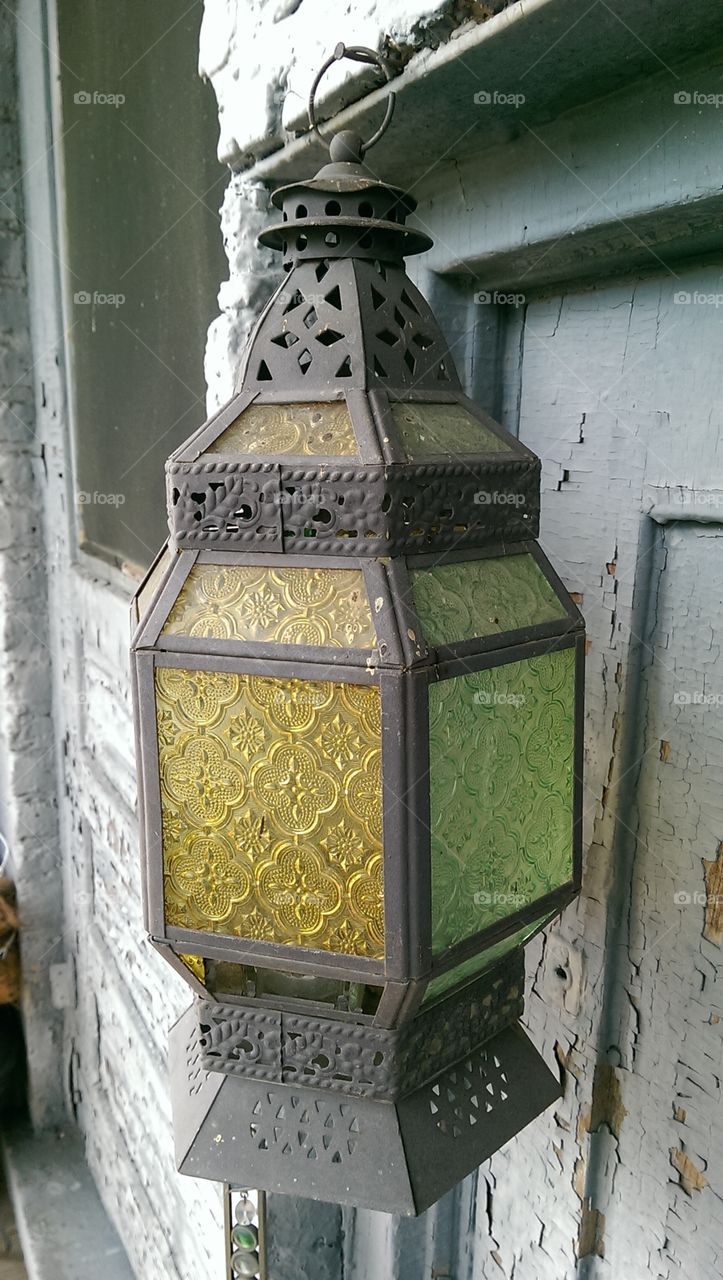 lantern. lantern on my back porch