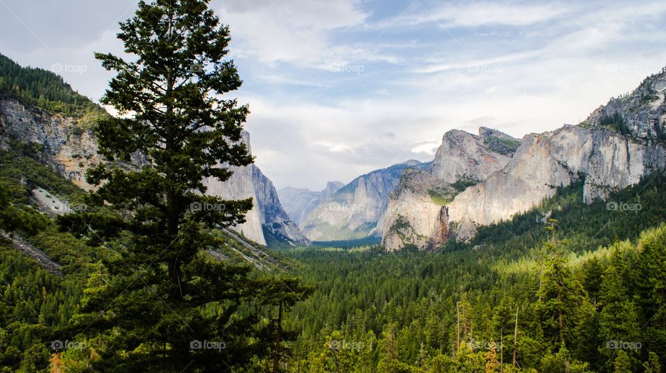 View of mountains