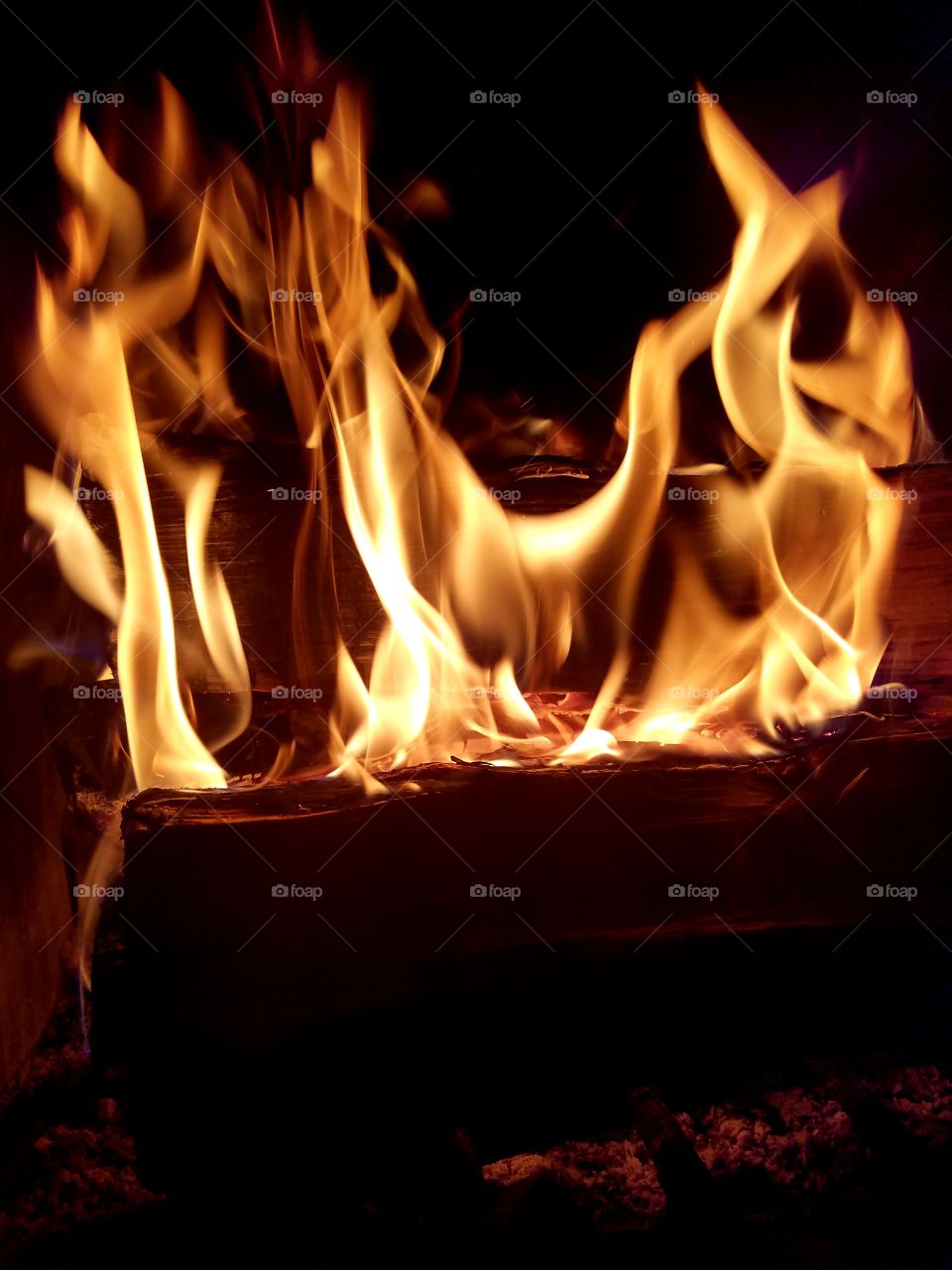fireplace flames