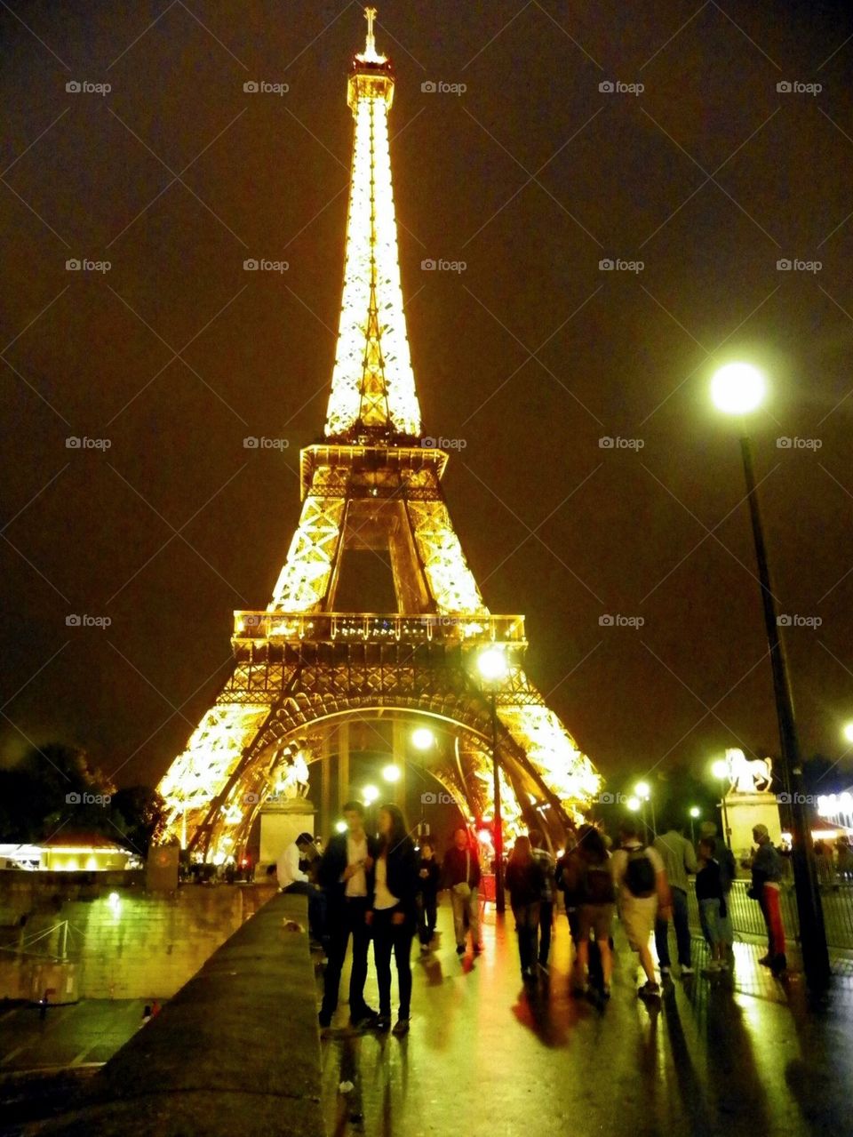 Walking to the Eiffel Tower