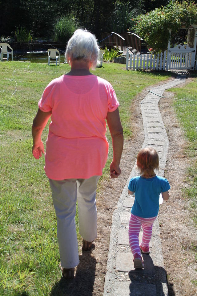out for a walk
