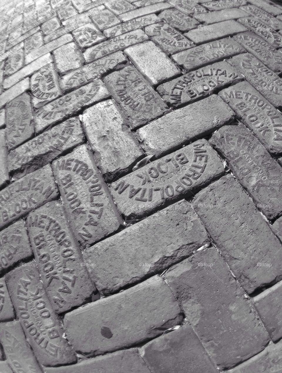 Brick sidewalk