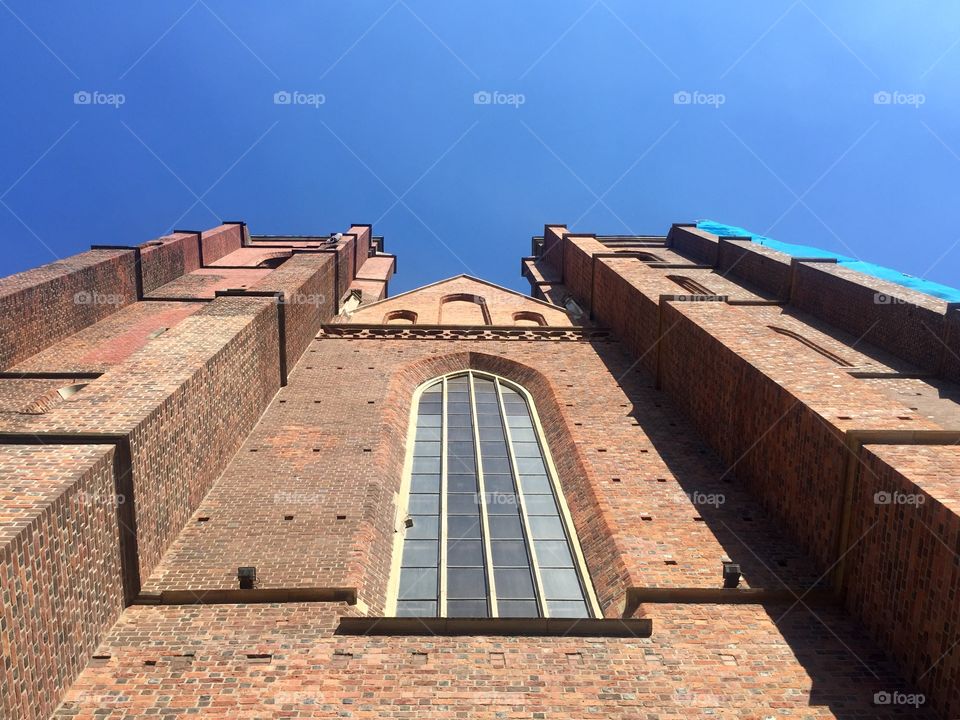 Roman Catholic Church in Wroclaw from where I stand