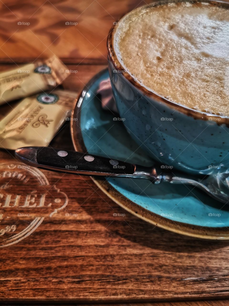 Coffee table served eat tasty view day outdoor outside street capture cafe restaurant