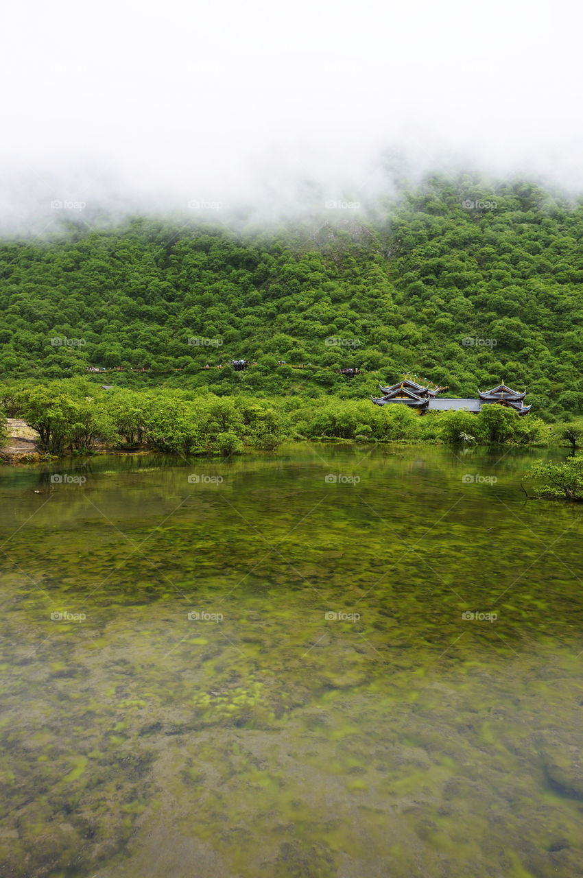 Tibet. Huanglong Scenic and Historic Interest Area