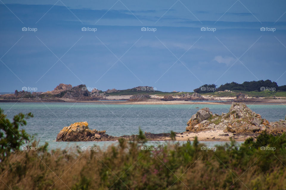 landscape with the sea