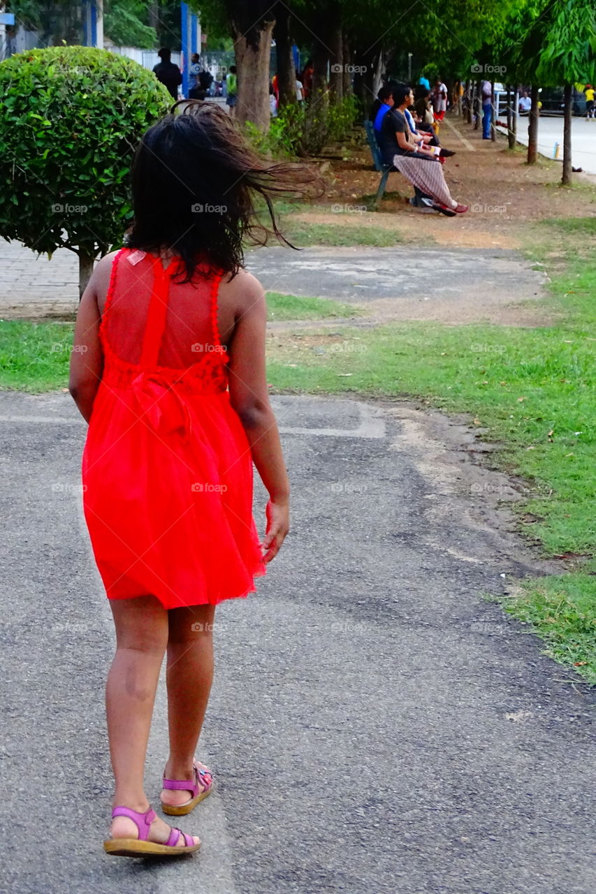 enjoying the summer airy Eve