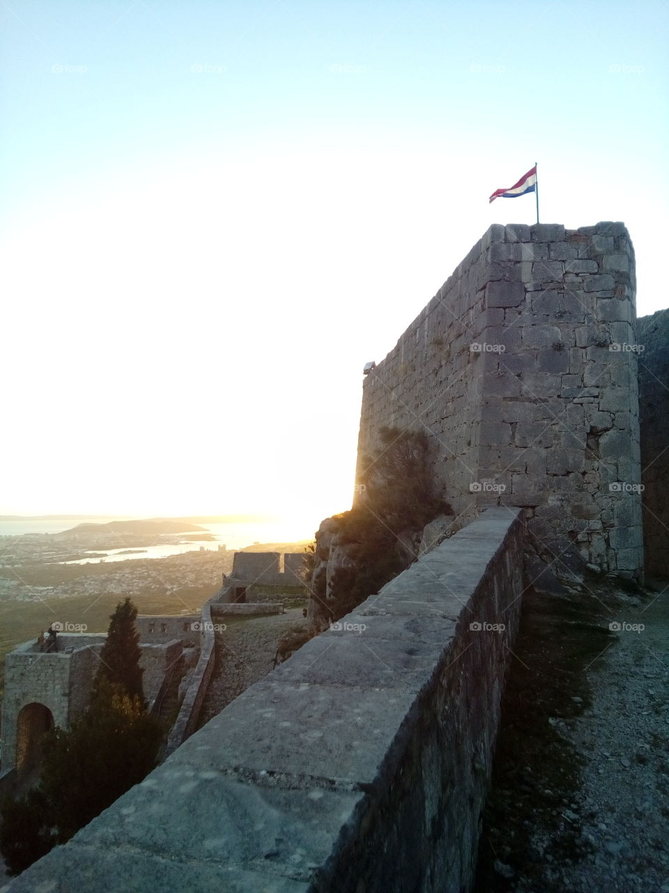 View from ortress of Klis
