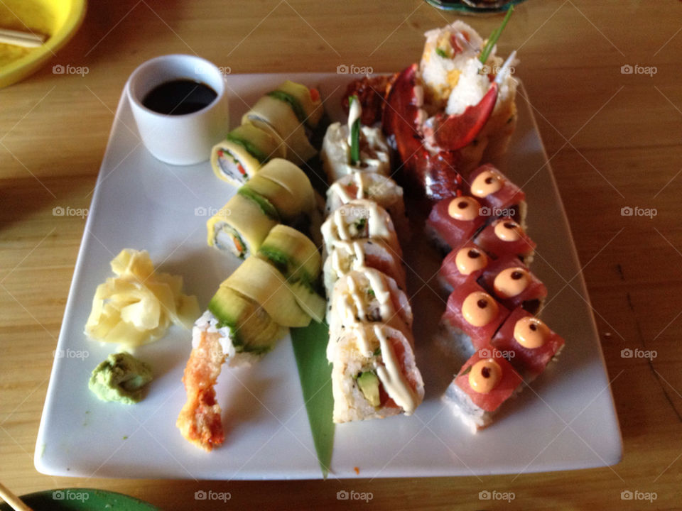 food sushi japanese fish by dclopez