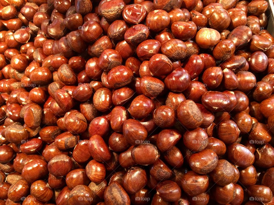 Chestnuts was fried for eat
