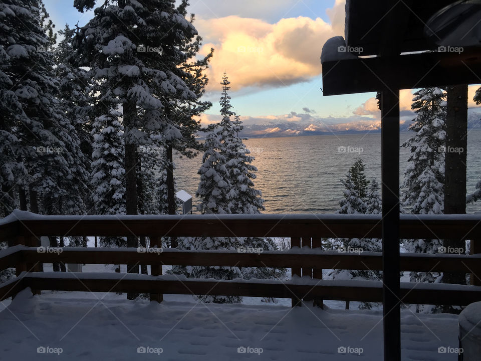 Lake Tahoe sunset