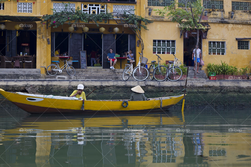 picturesque Hoi An old town in central Vietnam part of UNESCO world heritage