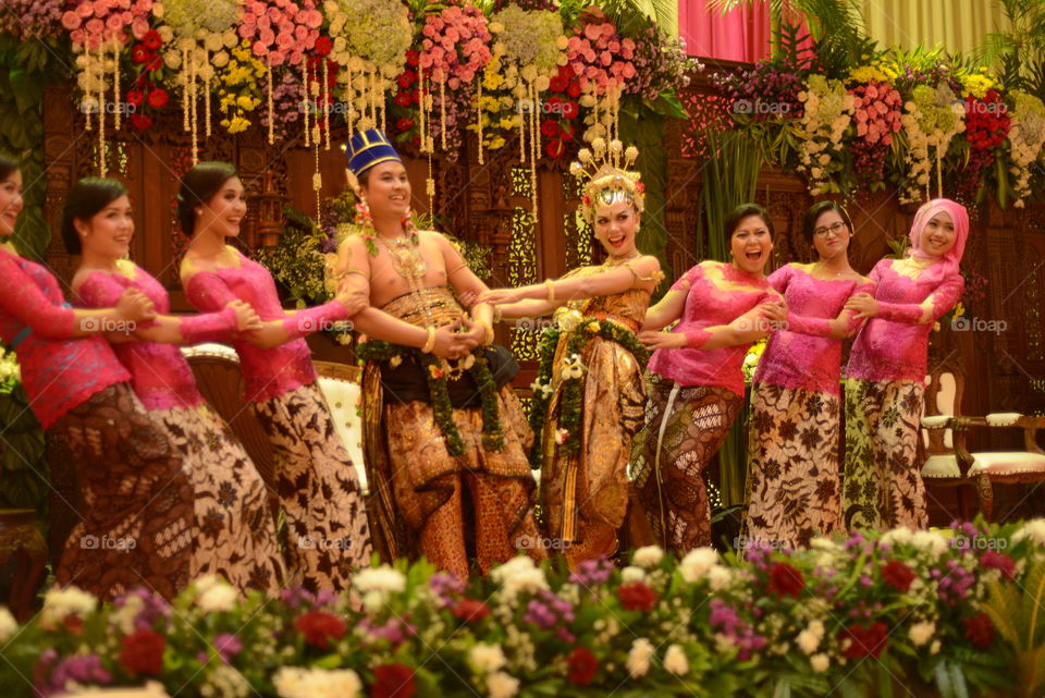 Beautiful wedding in Java