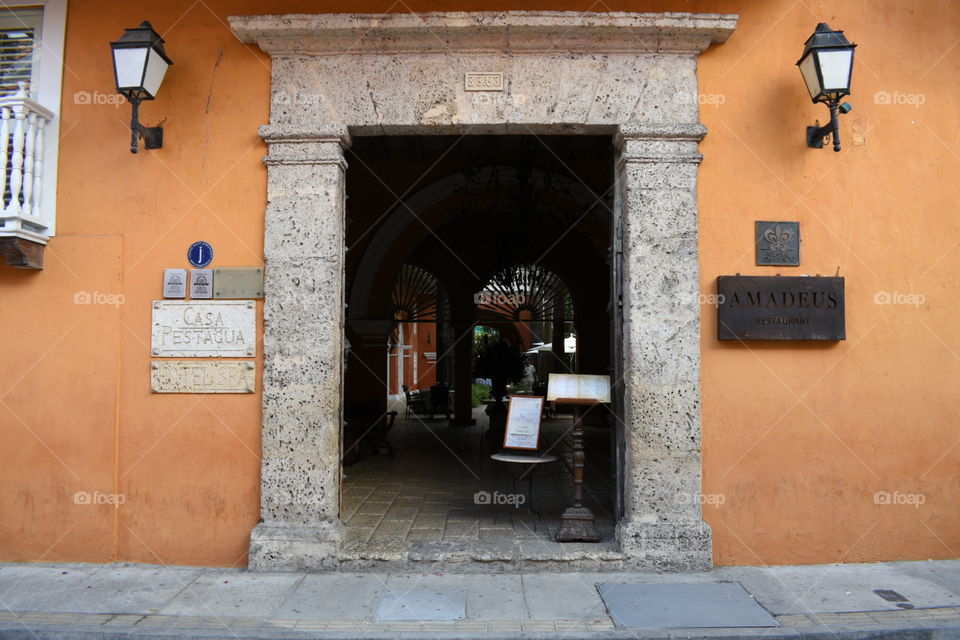 Old Restaurant Entrance