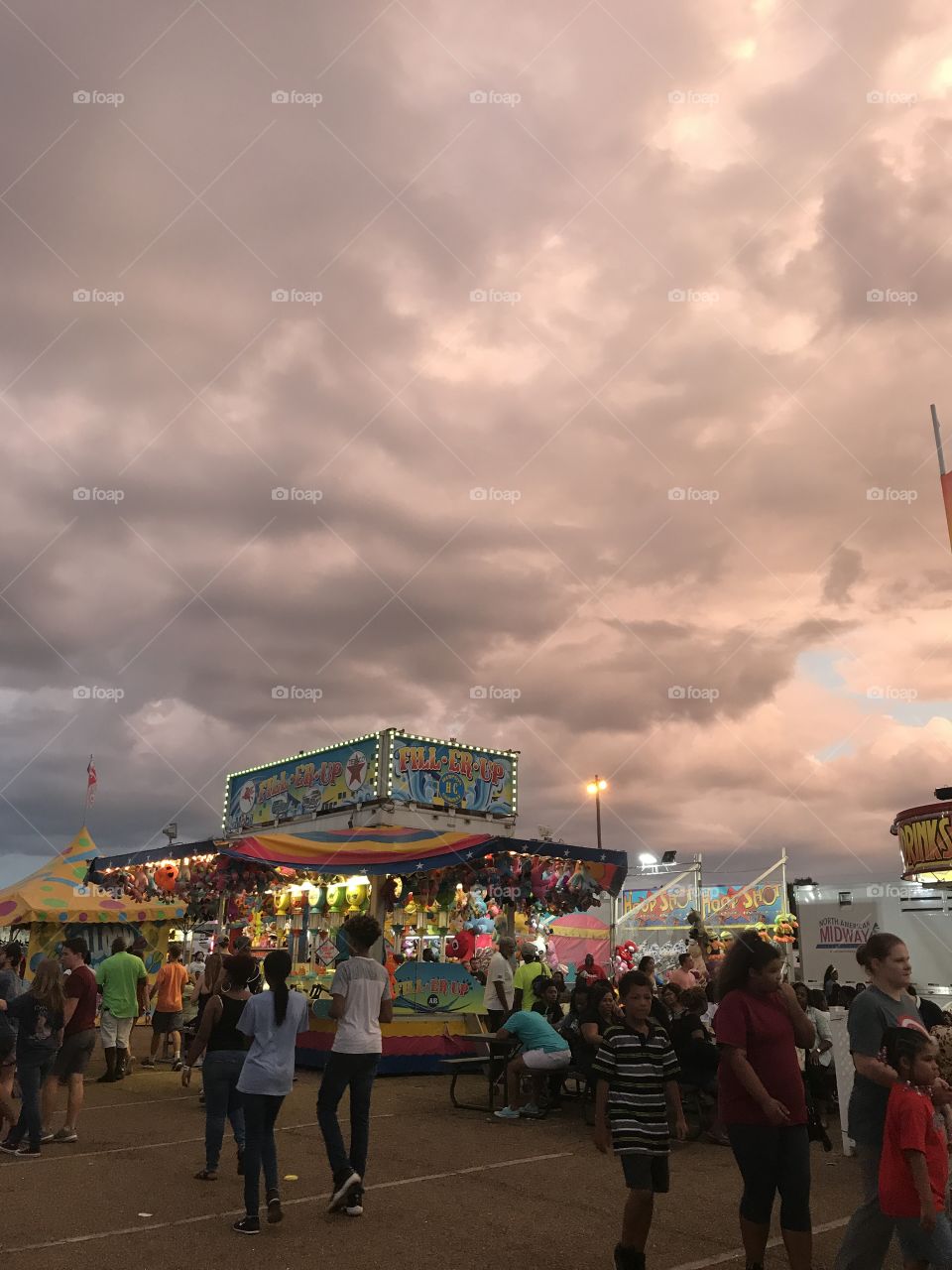 Clouds at the fair