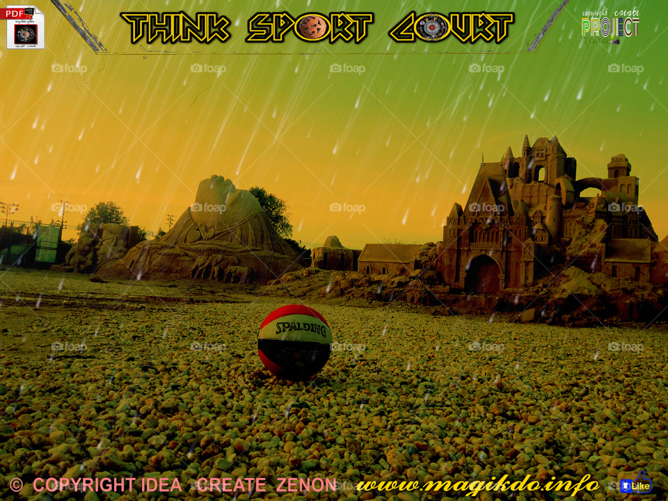 think sport court - for kids -for creating minds - looking for place/park