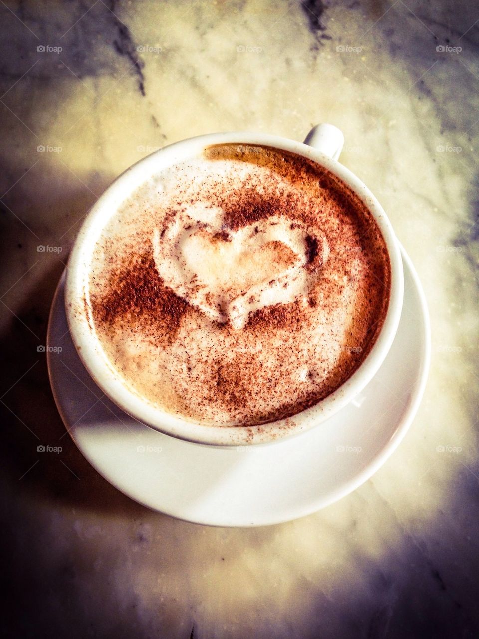Coffee heart