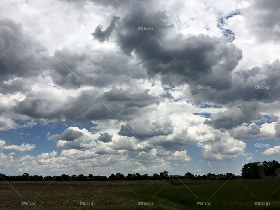 Storm clouds in Michigan