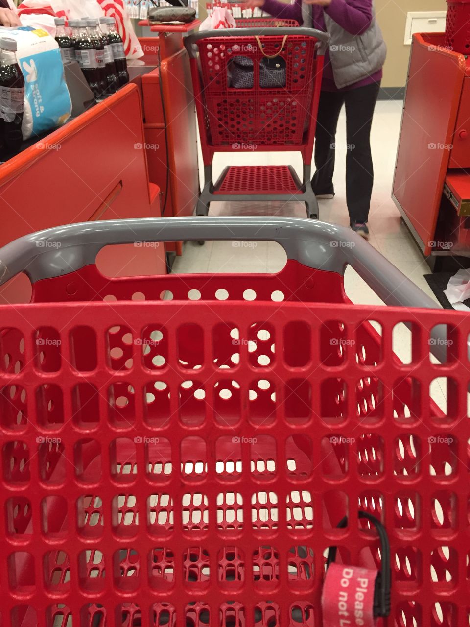 Shopping Red Carts