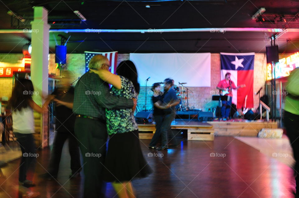 Texas country dancing