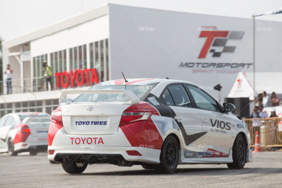 Toyota vios drift show