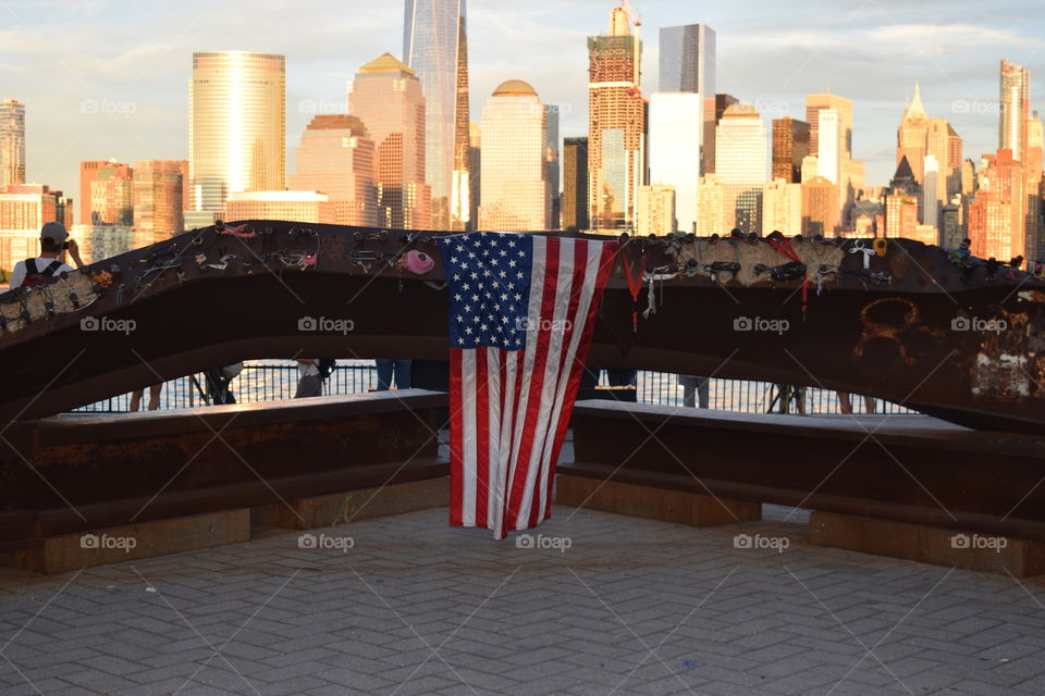 9-11-01 steel beam memorial