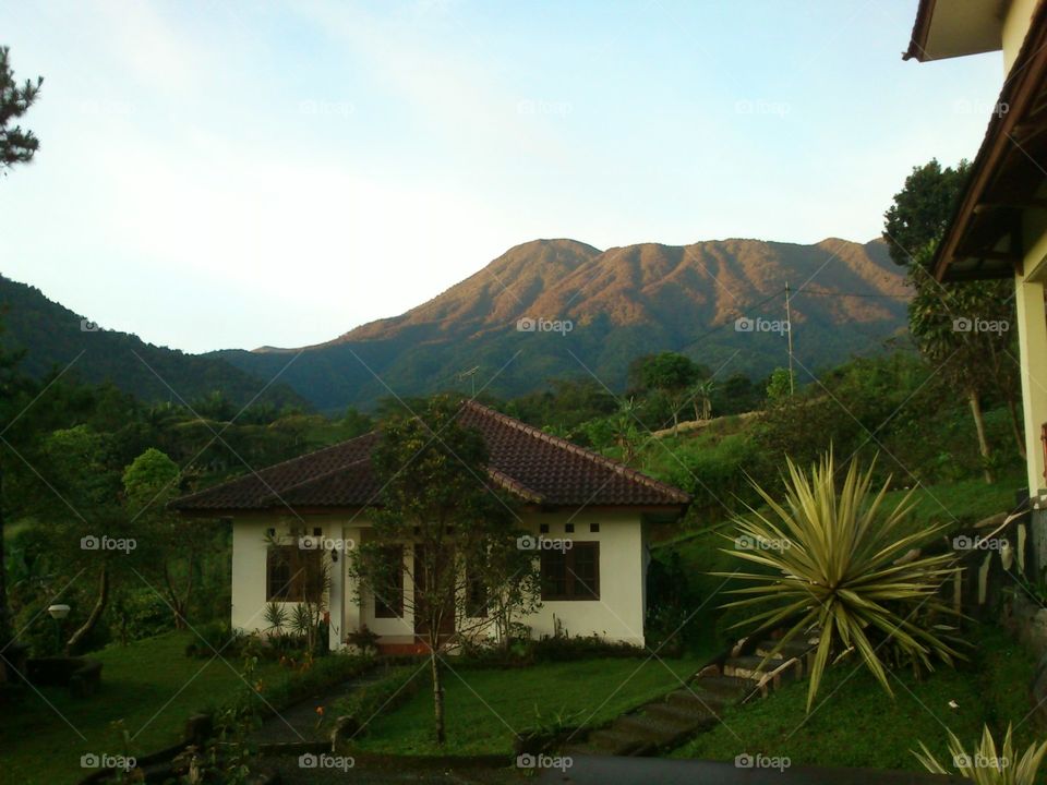 Villa berraroca at the peak of Bogor
