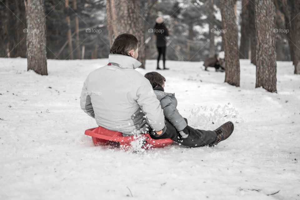 Snow, Winter, Cold, People, Child