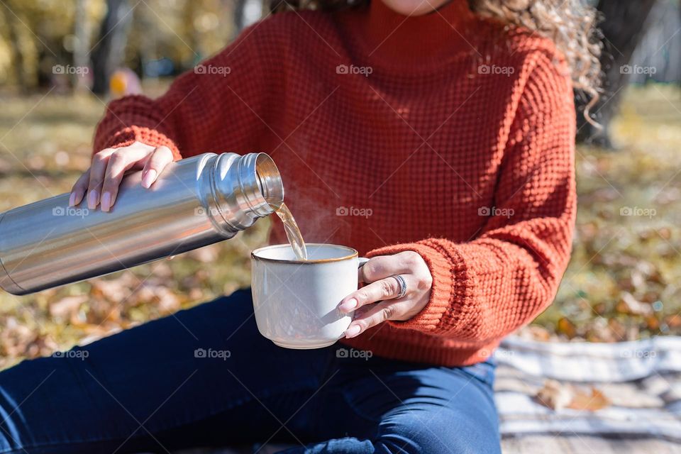 pouring tea