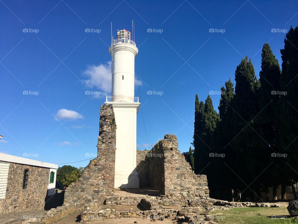 Lighthouse, Colonia, Uruguay