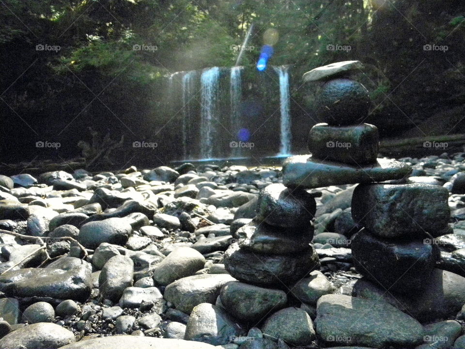 Rock, Water, Stone, River, Zen