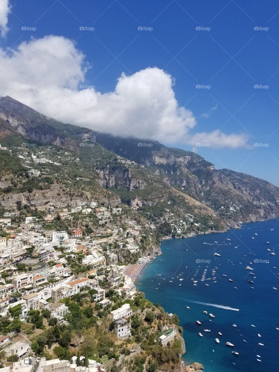Positano on the Amalfi coast of Italy