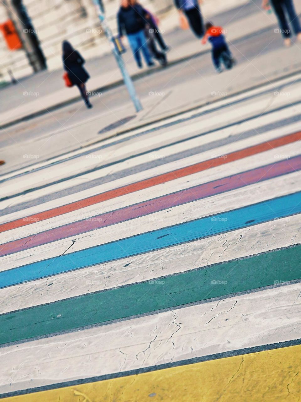 Colored Pedestrians