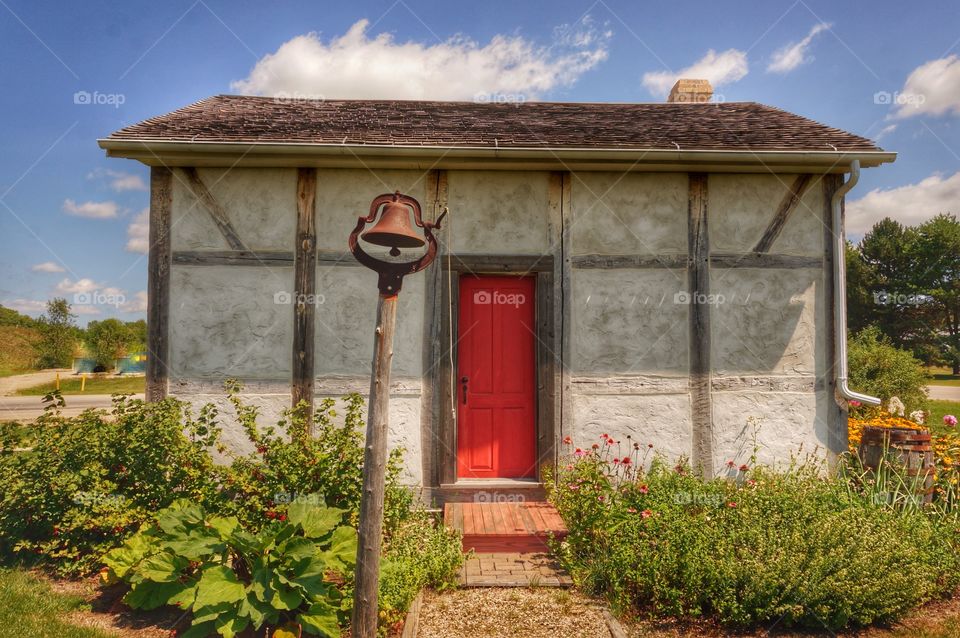 Historic Farm House. Dinner Bell