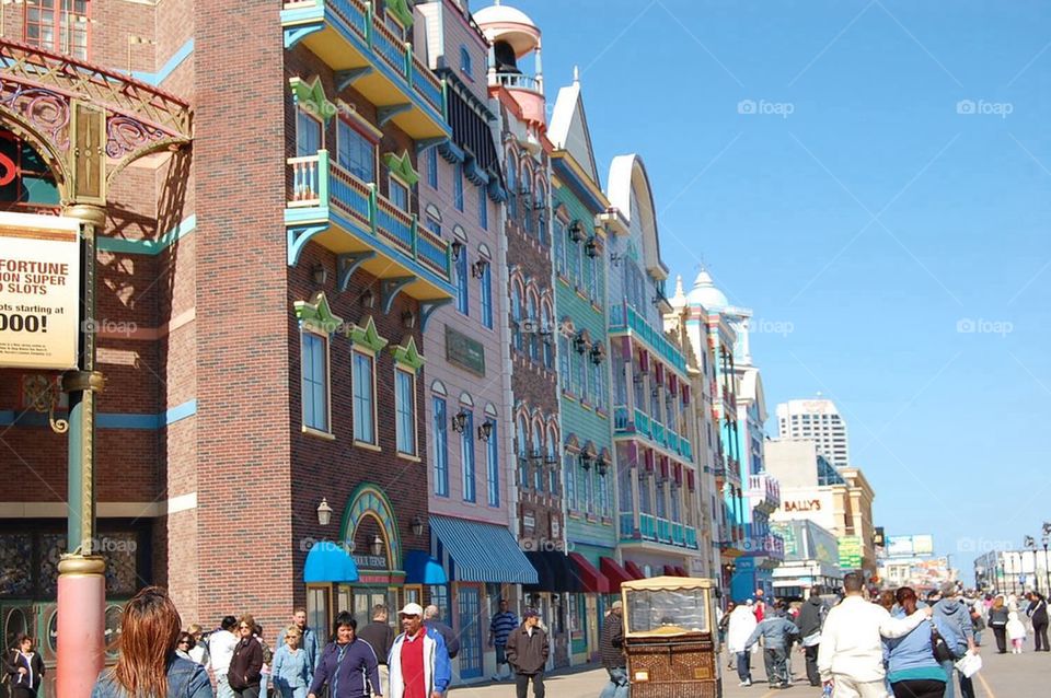 Atlantic city boardwalk