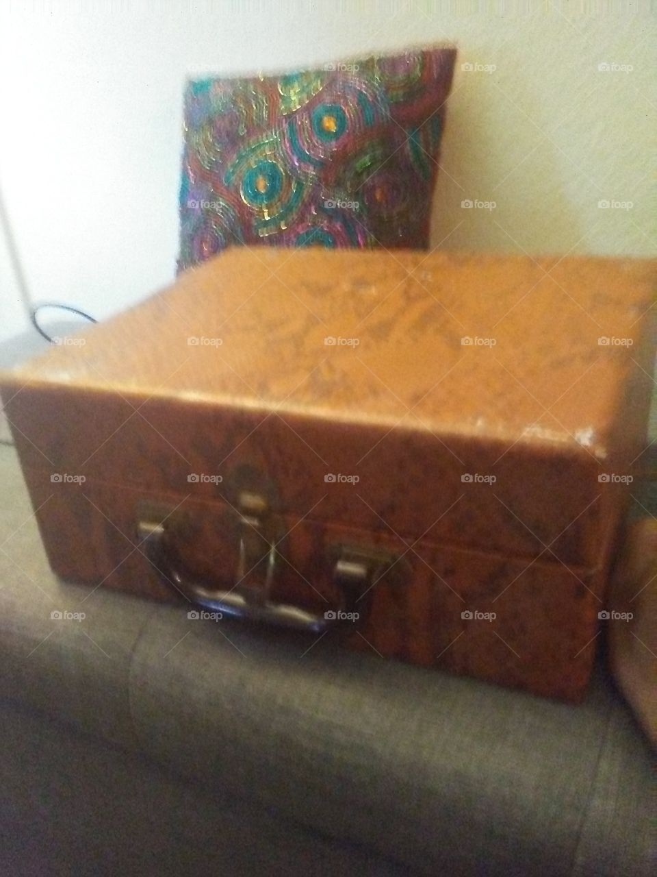 vintage record player case