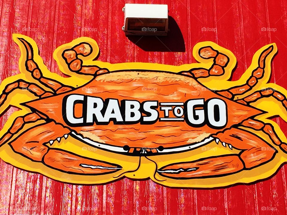 Crabs To Go along route 30 just outside of Ocean city Maryland.