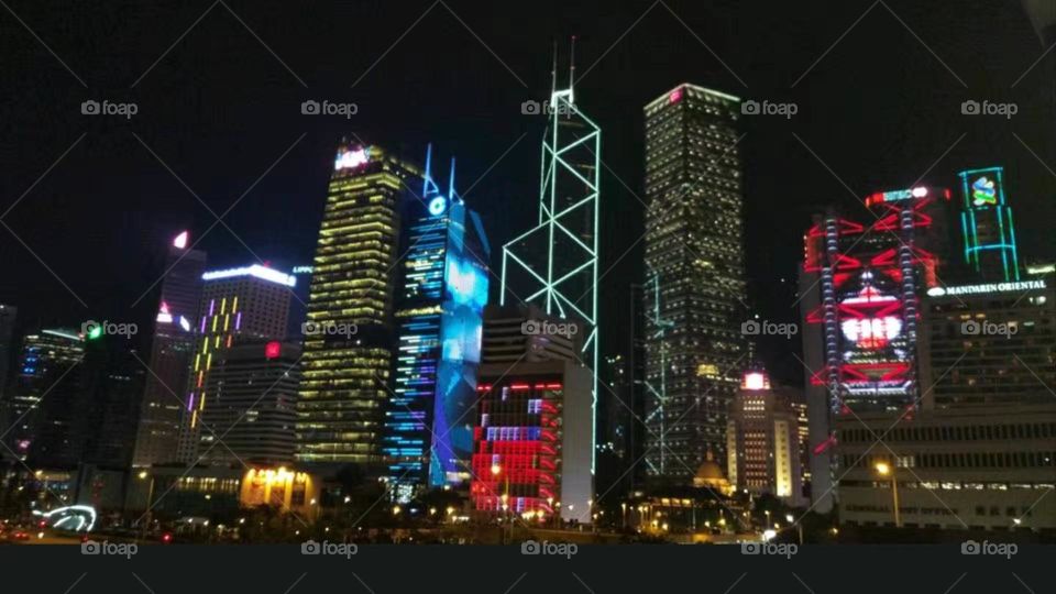 Hong Kong Night View