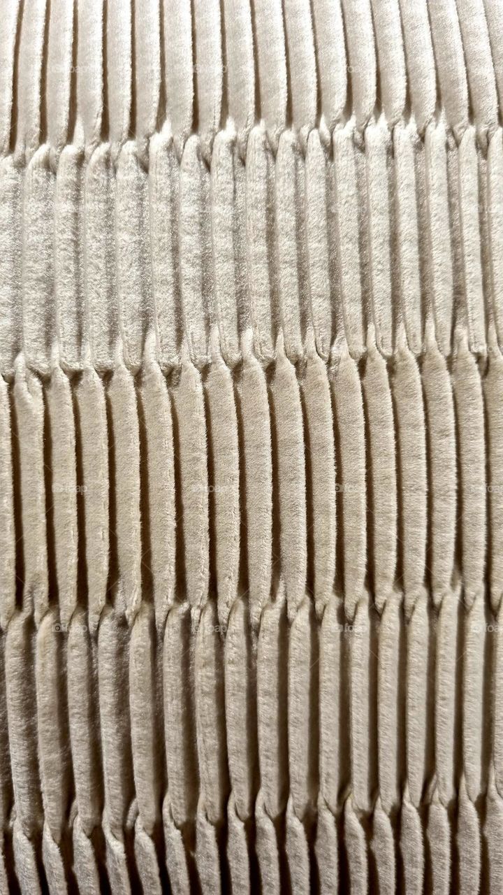 The texture of the fabrics
