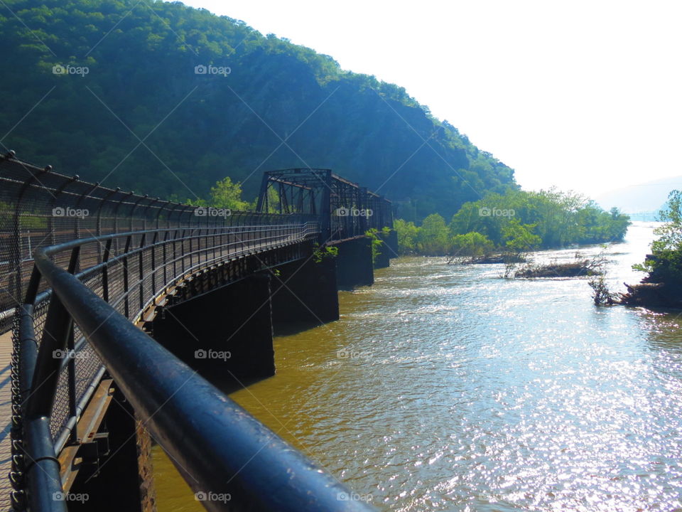 The Rail Trail. Appalachian Trail, Harper's Ferry