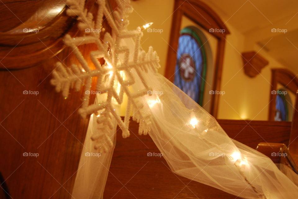 Christmas wedding decoration
