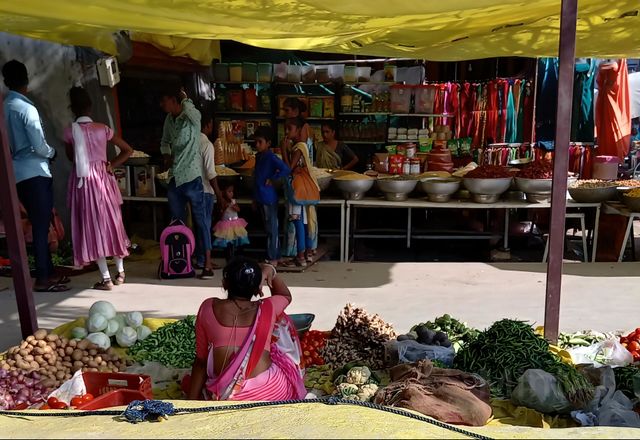 Where there we need our daily basic things- Market .