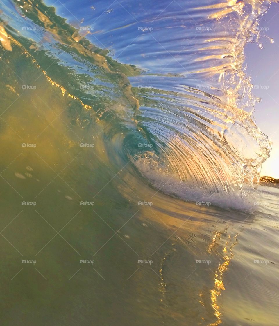 Close-up of a wave