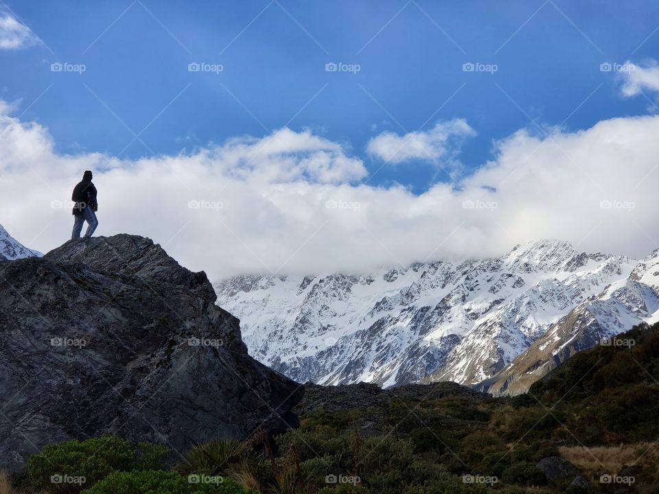 Enjoying mountains