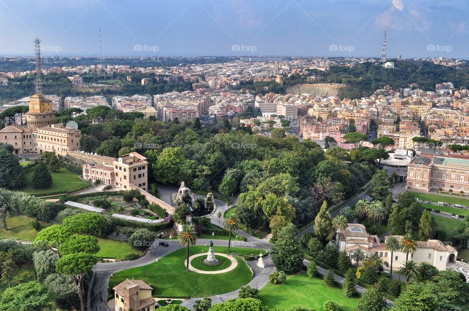 Vatican, from the St.Peters cathedral 