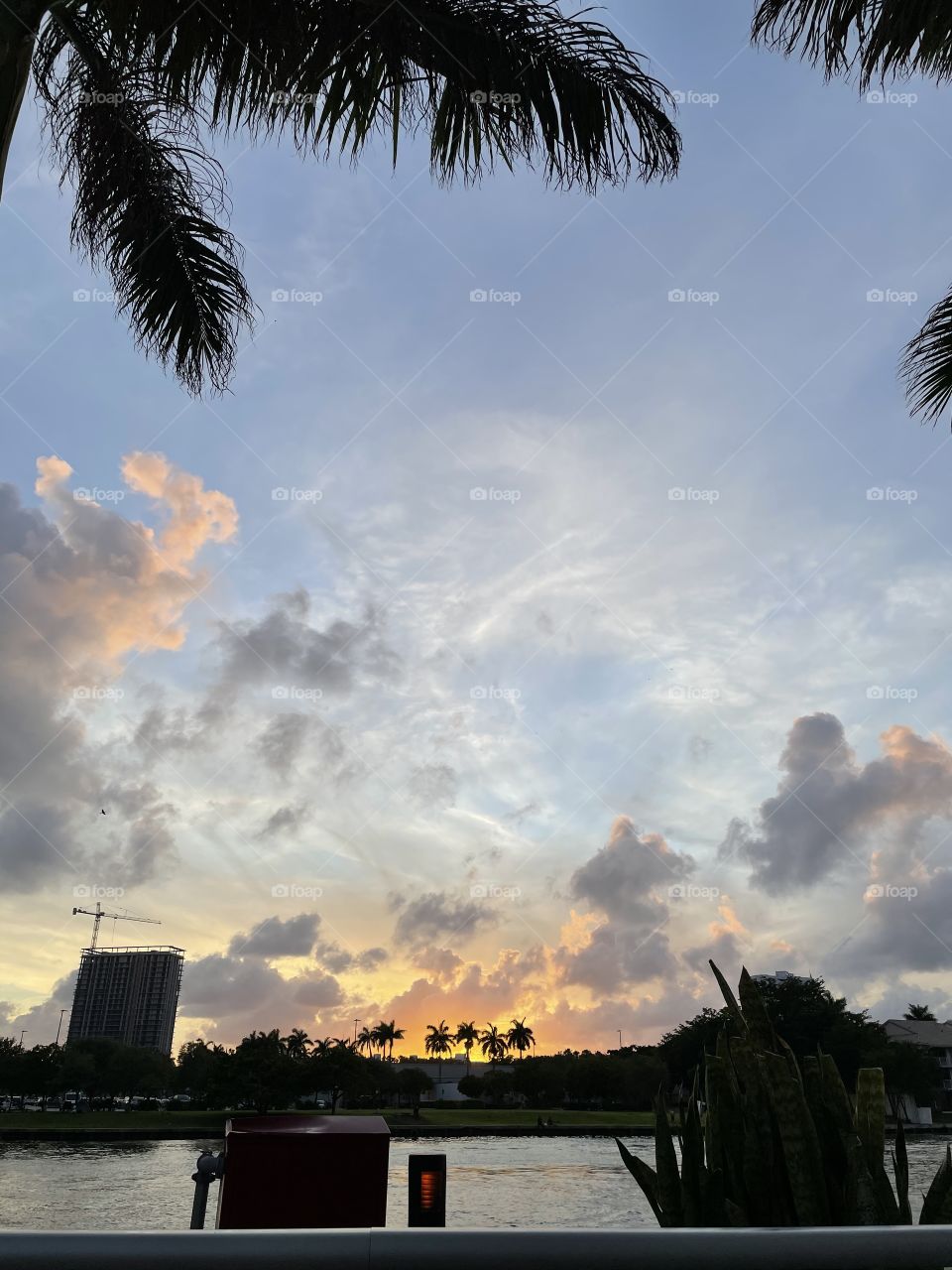 Sunset in Miami